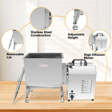 Hakka Electric Meat Mixer 45L/90lb Capacity Tank Gear Driven Stainless Steel Mixer