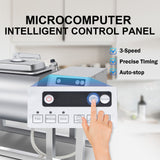 EasyRose Commercial 36lb/18L Vacuum Tumbler Marinating Machine, Bidirectional Rotation & 3-Speed Control