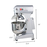 Hakka 30QT 面包店搅拌机齿轮驱动 1500W 3 速立式披萨面团搅拌机
