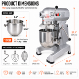 Hakka-10Qt-Commercial-Mixer-500W-ETL-Dimensions-Specs