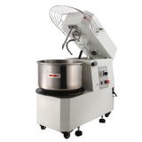 Hakka 商用面团搅拌机 20 夸脱不锈钢 2 速上升螺旋搅拌机(380V/50Hz,三相)