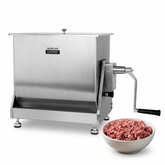 Morgangastro 30L/60lb Meat Mixer Manual Tilt Stainless Steel Sausage Mixing Machine