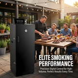 Hakka Commercial 8 Racks Electric Smoker Oven with Digital Control Panel for Ribs Brisket and Chicken,1600W