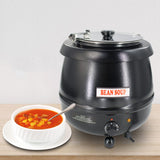 Hakka 11夸脱商用汤锅保温器带铰链盖和可拆卸不锈钢锅(SB-6000)