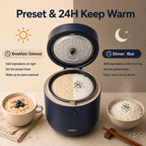 Clivia rice cooker with 24H preset and keep warm function