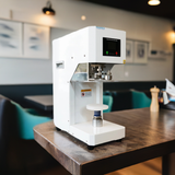 Hakka Fully Automatic Can Sealing Machine, Cup Sealer with 40-100mm Caliber Height 40-190mm Seal A Variety of Lids for Milk Tea Shops, Bakeries