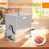 Hakka 22.5Liter / 45 lb Capacity Tilt Tank Manual Meat Mixers ,Sausage Mixer Machine