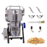 Hakka Grain Mill 300g High Speed Food Electric Stainless Steel Powder MillSeeds Flour Nut Pill Wheat Corn Herbs Spices Powder Machine,1500W