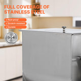 Hakka 30Liter/60lb Capacity Stainless Steel Manual Meat Mixers , Fixed Tank,Sausage Mixer Machine