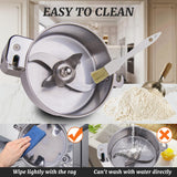 Hakka Grain Mill 100g High Speed Food Electric Stainless Steel Powder MillSeeds Flour Nut Pill Wheat Corn Herbs Spices Powder Machine,650W