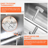 Hakka 45lb/22.5L Capacity Tank Manual Meat Mixer Commercial Kitchen Equipment