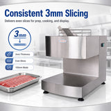M105 meat cutter for consistent 3mm slicing
