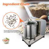 Hakka Commercial Food Processor 9L Electric Food Chopper 1200W Heavy Duty Vegetable Chopper Perfect for Meat Fruits Grains Ginger Garlic