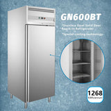 530L Single Door Upright Freezer Commercial Refrigerator Temp : -18 ~-22℃