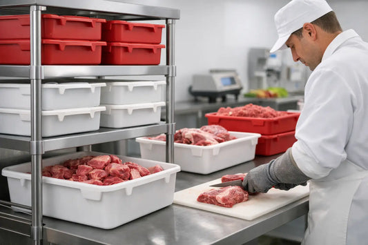 Meat Lug Storage System for Cleaner Prep Flow
