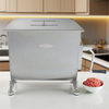 Hakka 30Liter/60lb Capacity Stainless Steel Manual Meat Mixers , Fixed Tank,Sausage Mixer Machine