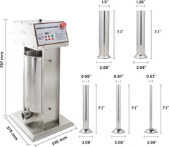 Hakka Commercial 30LB Stainless Steel Electric Sausage Stuffer and Vertical Sausage Maker