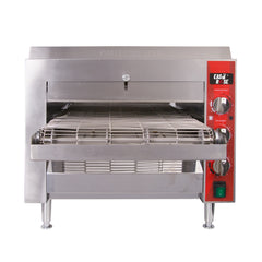 EasyRose Conveyor Commercial Pizza Oven 50-300 °C /122- 572°F Temperature Range for Bakery Western Restaurant - 208V 2800W (10.5”wide be lt)