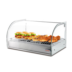 Hakka Brothers 25L Commercial Countertop Bakery Display Case with Warmer System