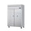 Hakka Brothers 2 Solid Doors 49 Cubic Feet Stainless Freezer, Top-Mount Compressor, R-290 Refrigerant