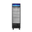 Hakka Brothers 23 CuFt. 1 Glass Doors Refrigerator (Swing), Black, Energy Star Rated
