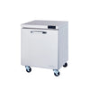 Hakka Brothers 1 Door All Stainless Undercounter Refrigerator - 28" wide, 7 cu/ft., R-290 Refrigerant