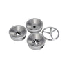 Hakka Sausage Stuffer Accessories 4 PCS Stainless Steel Hollow Churro Nozzles Attachment for Sausage Stuffer Machine