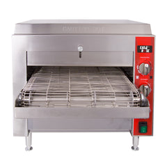 EasyRose Conveyor Commercial Pizza Oven 50-300 °C /122- 572°F Temperature Range for Bakery Western Restaurant - 240V 2800W (10.5”wide belt)