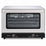 EasyRose 47L Commercial Convection Oven, 1600W Half Size Countertop Oven with 4 Racks, Stainless Steel, 150–500°F, 120-Min Timer