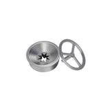 Hakka Sausage Stuffer Accessories 4 PCS Stainless Steel Hollow Churro Nozzles Attachment for Sausage Stuffer Machine