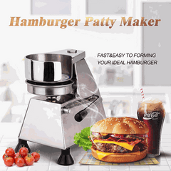 Hakka Commercial Hamburger Press Maker and Burger Press (4" Burger Press)