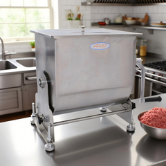 Hakka 30Liter / 45 lb Capacity Tilt Tank Manual Meat Mixers ,Sausage Mixer Machine