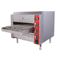 EasyRose Conveyor Commercial Pizza Oven 50-300 °C /122- 572°F Temperature Range for Bakery Western Restaurant - 208V 2800W (10.5”wide be lt)