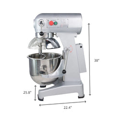 Hakka 30Qt Dough Stand Mixer 3 Speed, ETL certified