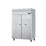 Hakka Brothers 2 Solid Door 49 cu. ft. Stainless Refrigerator, Top-Mount Compressor
