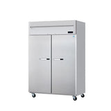 Hakka Brothers 2 Solid Door 49 cu. ft. Stainless Refrigerator, Top-Mount Compressor