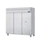 Hakka Brothers 3 Solid Door 72 cu. ft. Stainless Refrigerator, Top-Mount Compressor