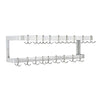 Hakka Brothers 72 in. Wall Mounted Commercial Stainless Steel Double Line Pot Rack
