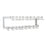 Hakka Brothers 72 in. Wall Mounted Commercial Stainless Steel Double Line Pot Rack