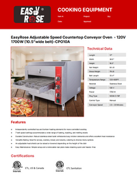 Spec Sheet