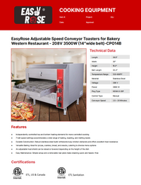 Spec Sheet