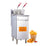 EasyRose 40 lb Commercial Natural Gas Deep Fryer, 3-Burner 90,000 BTU Floor Fryer with 2 Baskets, ETL Certified