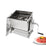 Hakka 22.5L/45lb Manual Meat Mixer, Tilting Stainless Steel Tank Commercial Sausage Mixer
