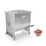 Hakka 22.5L/45lb Manual Meat Mixer, Fixed Stainless Steel Tank Commercial Sausage Mixer
