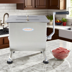 Hakka 15lb/7.5L Capacity Tank Commercial Manual Meat Mixer Sausage Mixing Machine