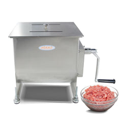 Hakka 7.5L/15lb Manual  Meat Mixer, Fixed Stainless Steel Tank Sausage Mixer 