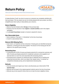 Return Policy