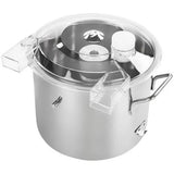 Hakka 12L Commercial Vegetable Cutter, 2000W Electric Food Processor with Limitless Speed Control