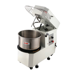 Hakka Commercial Dough Mixers 20 Quart Stainless Steel 2 Speed Rising Spiral Mixers (380V/50Hz,3 Phase)