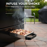 Hakka 8 Racks Commercial Electric Smoker with Visible Door,  Vertical Black Smoke Oven for Sausage, Jerky & BBQ